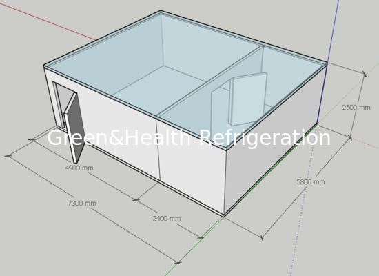 Different Temperature Customized Cold Storage Room Advanced Walk-In Freezer for Commercial Use