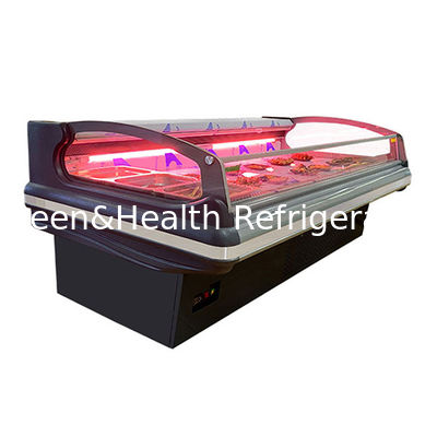 Commerciële horizontale supermarkten gebruiken stijlvolle Europese stijl vers vlees opslag koelkasten