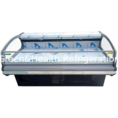 Ingebouwde compressor Europese halfopen vers vlees opslag koelplaat display vriezer