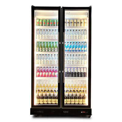 Verticale meerdere verlichting Drankverkoeling Display Freezer