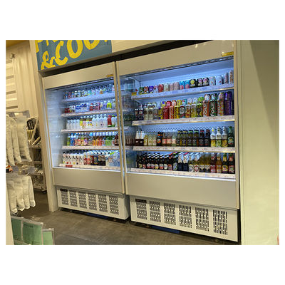 Kleine opslagplaat Koeldrank Vruchten/groenten/melk Open vriezer Mini-koelkast