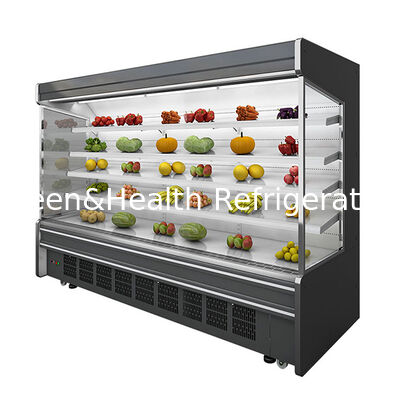 Ingebouwde compressor Vijflaags plank Fruit/groente opslag Open type vriezer