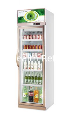 480L commerciële koeler voor dranken met Danfoss-compressor en 0-10°C temperatuurcontrole glazen koelkast met deuren