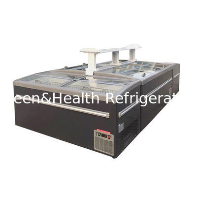 Het Eilanddiepvriezer van de schuifdeur Commerciële Combinatie voor Bevroren Voedsel