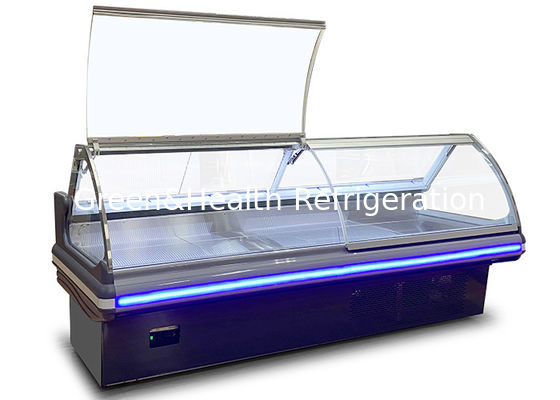 Van de de Vertoningsdiepvriezer van de vleeswinkel Commerciële van het de Delicatessenwinkelvoedsel Open de Vertoningsijskast